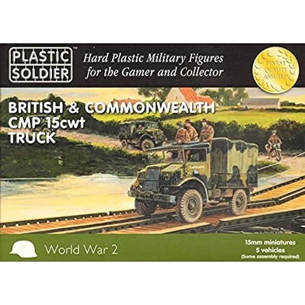 15mm Easy Assembly: British and Commonwealth CMP 15 CWT Truck - Lost City Toys