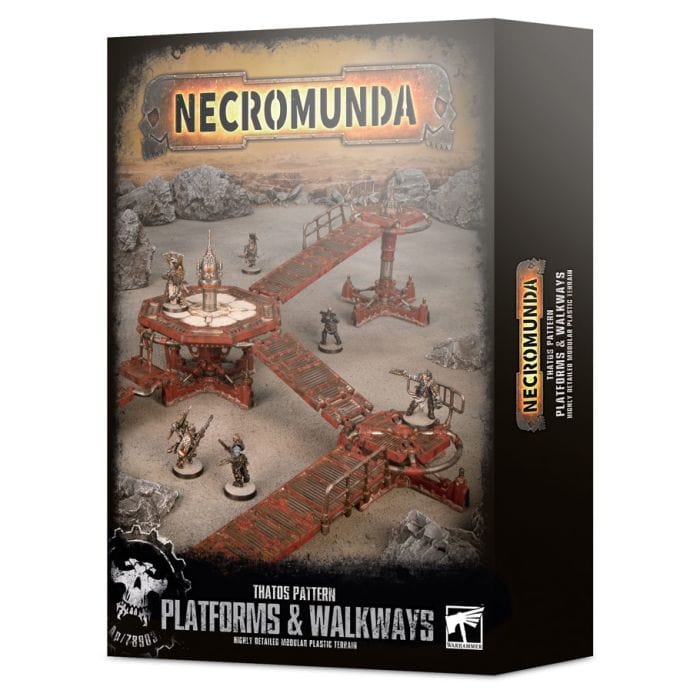 300 - 92 Necromunda: Scenery: Thatos Pattern: Platforms and Walkways - Lost City Toys