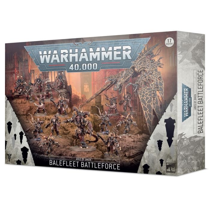 43 - 43 Warhammer 40,000: Chaos Space Marines: Arks of Omen: Balefleet Battleforce - Lost City Toys