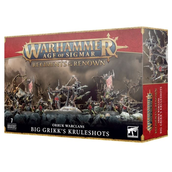 71 - 17 Warhammer Age of Sigmar: Orruk Warclans: Big Grikks Kruleshots - Lost City Toys