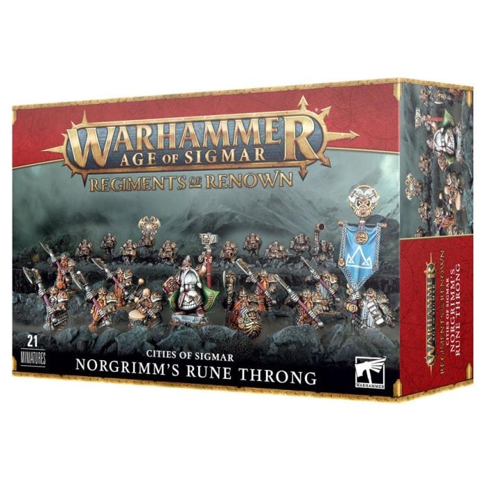 71 - 86 Warhammer Age of Sigmar: Cities of Sigmar: Norgrimms Rune Throng - Lost City Toys