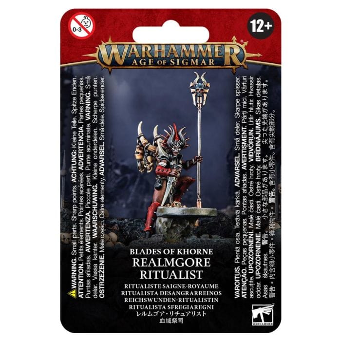 83 - 22 Warhammer Age of Sigmar: Blades of Khorne: Realmgore Ritualist - Lost City Toys