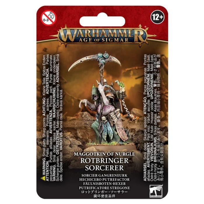 83 - 61 Warhammer Age of Sigmar: Maggotkin of Nurgle: Rotbringer Sorcerer - Lost City Toys