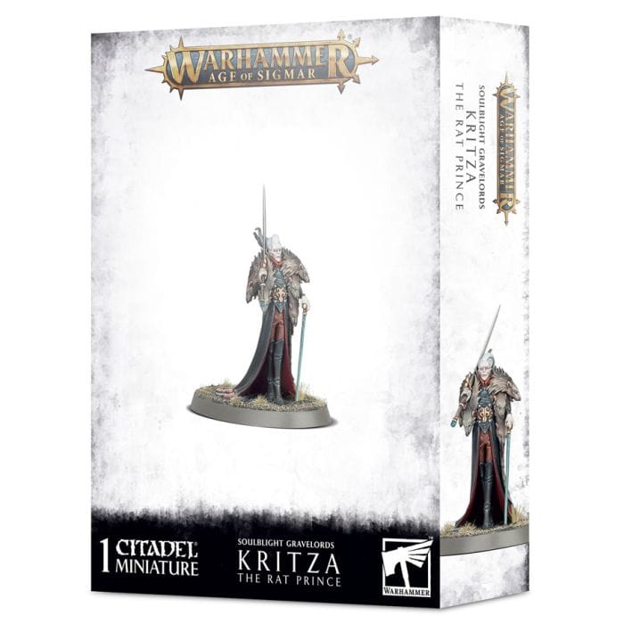 91 - 54 Warhammer Age of Sigmar: Soulblight Gravelords: Kritza The Rat Prince - Lost City Toys