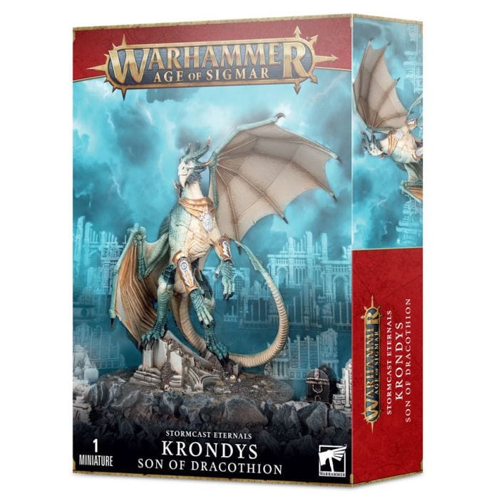 96 - 50 Warhammer Age of Sigmar: Stormcast Eternals: Krondys, Son of Dracothian - Lost City Toys