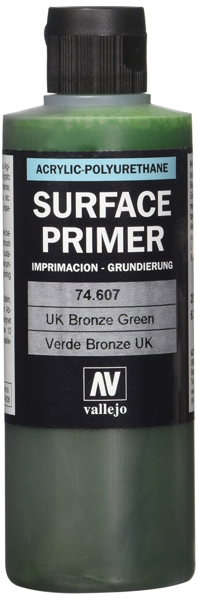 Acrylicos Vallejo Auxiliary Products: UK Bronze Green (200ml) - Lost City Toys