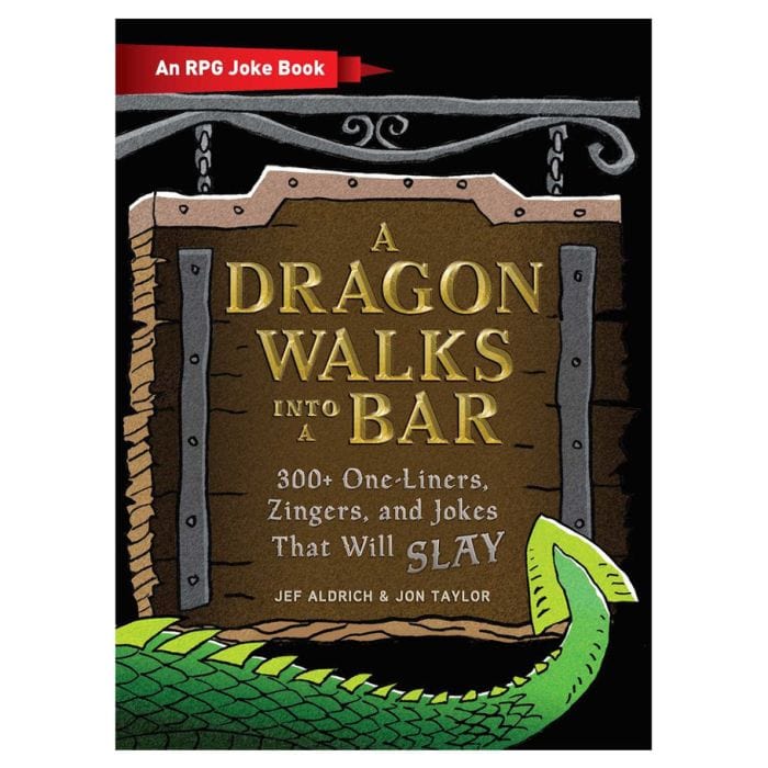 Adams Media A Dragon Walks Into a Bar - Lost City Toys