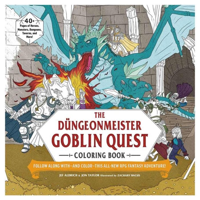 Adams Media The Dungeonmeister Goblin Quest Coloring Book - Lost City Toys