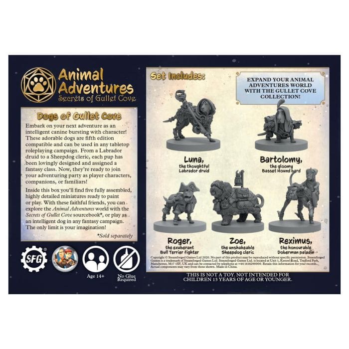 Animal Adventures: Secrets of Gullet Cove: Dogs of Gullet Cove - Lost City Toys