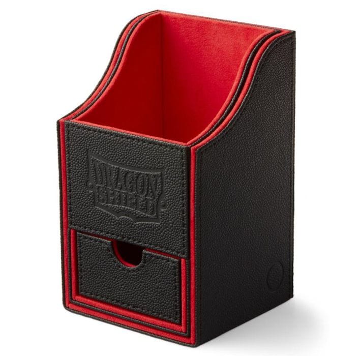 Arcane Tinmen Card Accessories Arcane Tinmen Deck Box: Dragon Shield: Nest 100+ Black/Red