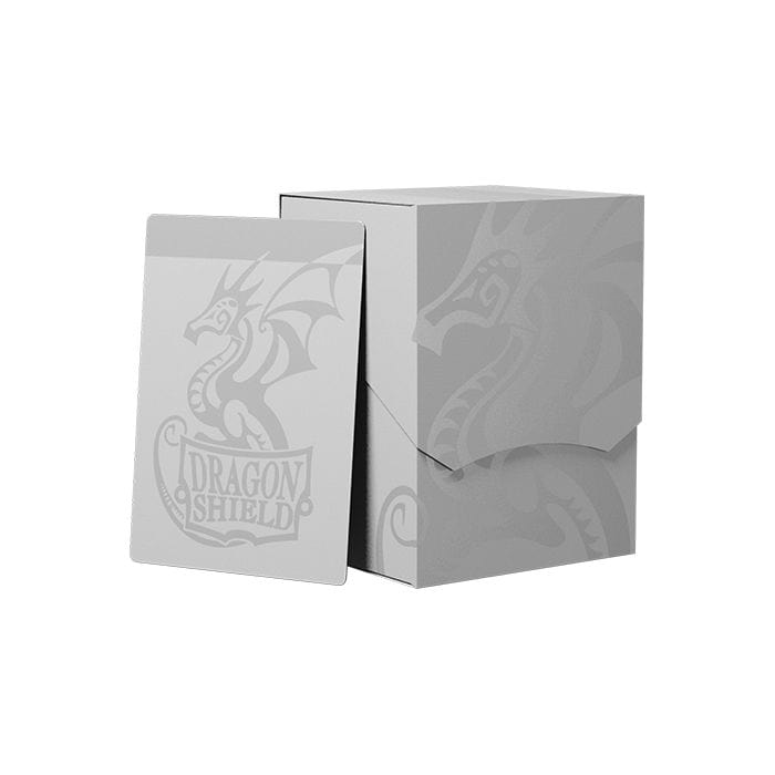Arcane Tinmen Deck Box: Dragon Shield: Deck Shell: Revised: Ashen White/Black - Lost City Toys