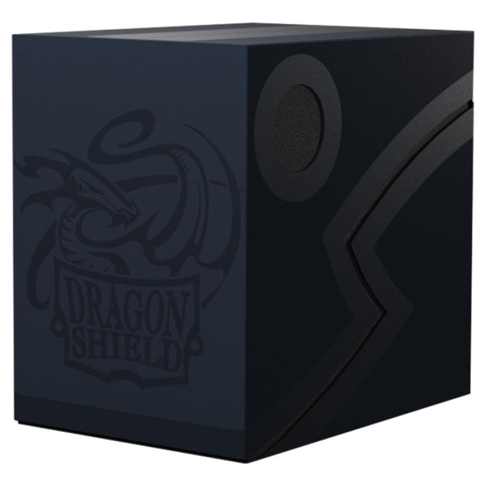 Arcane Tinmen Deck Box: Dragon Shield: Double Shell: Midnight Blue/Black - Lost City Toys