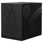 Arcane Tinmen Deck Box: Dragon Shield: Double Shell: Shadow Black/Black - Lost City Toys