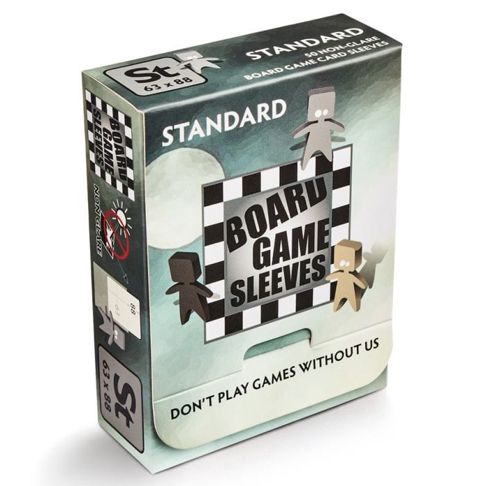 Arcane Tinmen Deck Protector: Board Game Sleeve: Non - Glare: Standard Gray (50) - Lost City Toys
