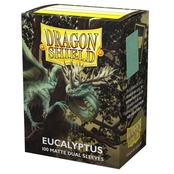 Arcane Tinmen Deck Protector: Dragon Shield: Dual Matte: Eucalyptus (100) - Lost City Toys