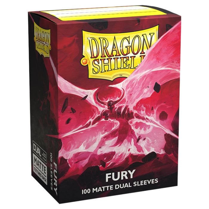 Arcane Tinmen Deck Protector: Dragon Shield: Dual Matte: Fury (100) - Lost City Toys