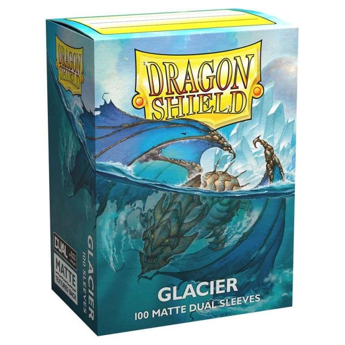 Arcane Tinmen Deck Protector: Dragon Shield: Dual Matte: Glacier (100) - Lost City Toys