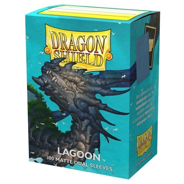 Arcane Tinmen Deck Protector: Dragon Shield: Dual Matte: Lagoon (100) - Lost City Toys