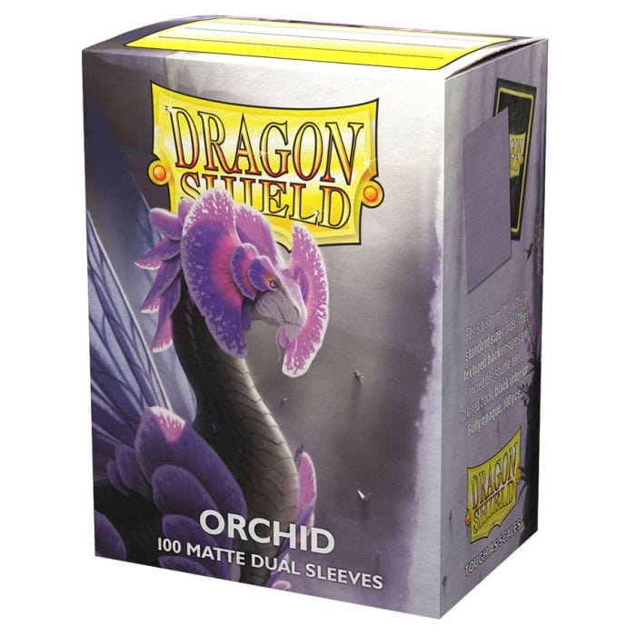 Arcane Tinmen Deck Protector: Dragon Shield: Dual Matte: Orchid (100) - Lost City Toys