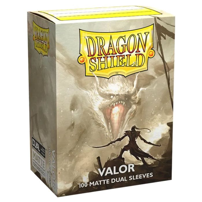 Arcane Tinmen Deck Protector: Dragon Shield: Dual Matte: Valor (100) - Lost City Toys