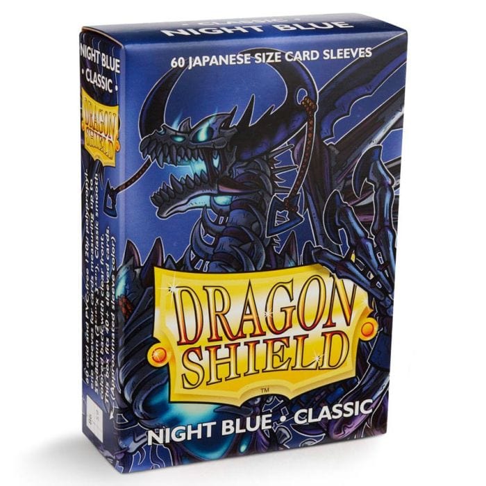 Arcane Tinmen Deck Protector: Dragon Shield: Japanese: Classic: Night Blue (60) - Lost City Toys