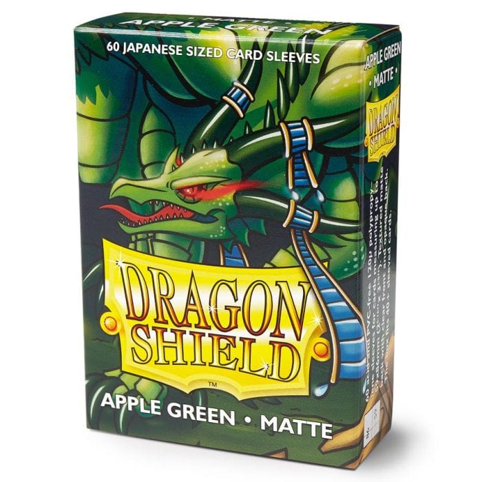 Arcane Tinmen Deck Protector: Dragon Shield: Japanese: Matte: Apple Green (60) - Lost City Toys