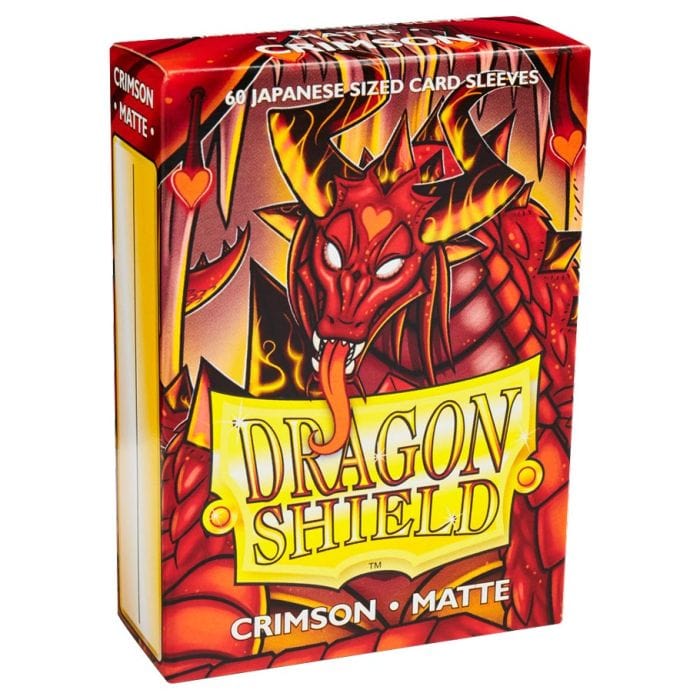 Arcane Tinmen Deck Protector: Dragon Shield: Japanese: Matte: Crimson (60) - Lost City Toys