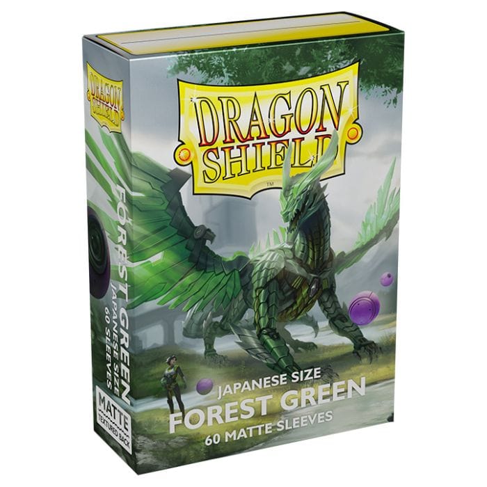 Arcane Tinmen Deck Protector: Dragon Shield: Japanese: Matte: Forest Green (60) - Lost City Toys