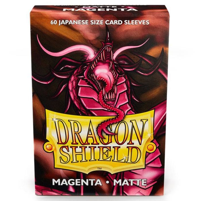 Arcane Tinmen Deck Protector: Dragon Shield: Japanese: Matte: Magenta (60) - Lost City Toys