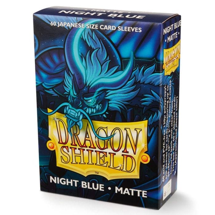 Arcane Tinmen Deck Protector: Dragon Shield: Japanese: Matte: Night Blue (60) - Lost City Toys