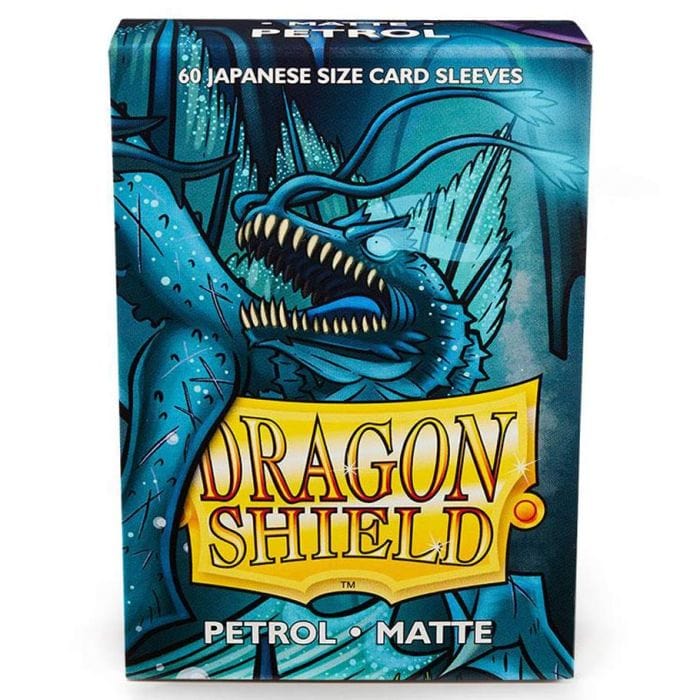 Arcane Tinmen Deck Protector: Dragon Shield: Japanese: Matte: Petrol (60) - Lost City Toys