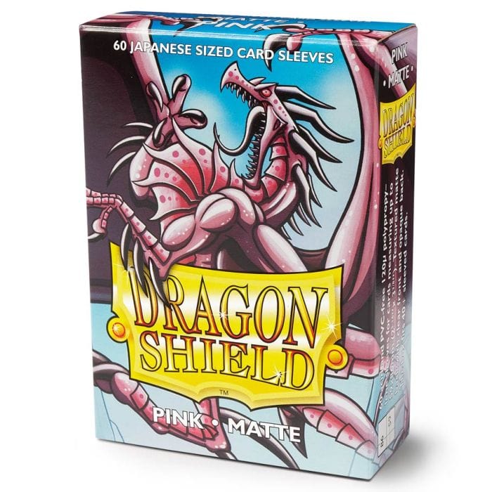 Arcane Tinmen Deck Protector: Dragon Shield: Japanese: Matte: Pink (60) - Lost City Toys