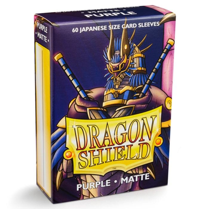 Arcane Tinmen Deck Protector: Dragon Shield: Japanese: Matte: Purple (60) - Lost City Toys