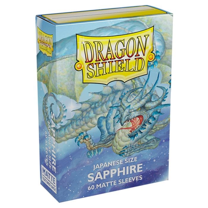 Arcane Tinmen Deck Protector: Dragon Shield: Japanese: Matte: Sapphire (60) - Lost City Toys