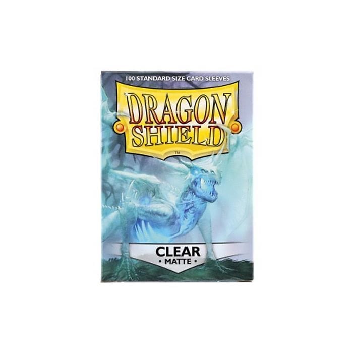 Arcane Tinmen Deck Protector: Dragon Shield: Matte: Clear (100) - Lost City Toys