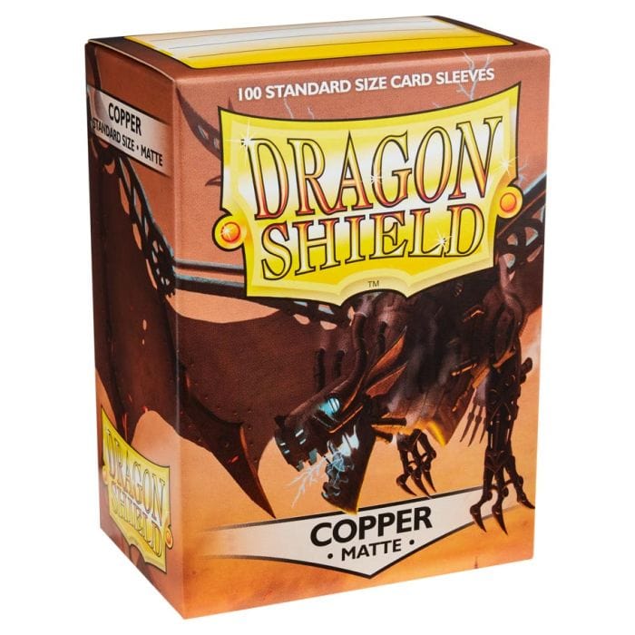 Arcane Tinmen Deck Protector: Dragon Shield: Matte: Copper (100) - Lost City Toys