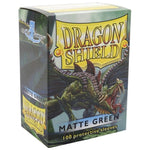 Arcane Tinmen Deck Protector: Dragon Shield: Matte: Green (100) - Lost City Toys