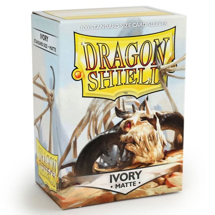 Arcane Tinmen Deck Protector: Dragon Shield: Matte: Ivory (100) - Lost City Toys