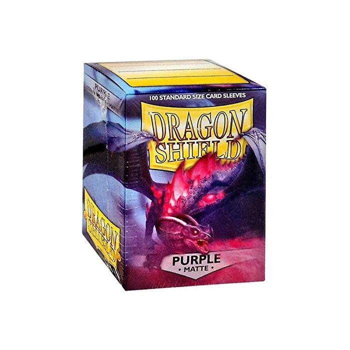 Arcane Tinmen Deck Protector: Dragon Shield: Matte: Purple (100) - Lost City Toys