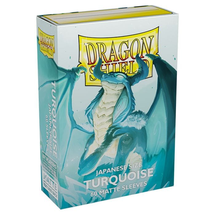 Arcane Tinmen Deck Protector: Dragon Shield: Matte: Turquoise (60) - Lost City Toys
