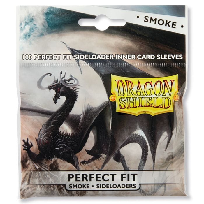Arcane Tinmen Deck Protector: Dragon Shield: Perfect Fit: Sideloader Smoke (100) - Lost City Toys