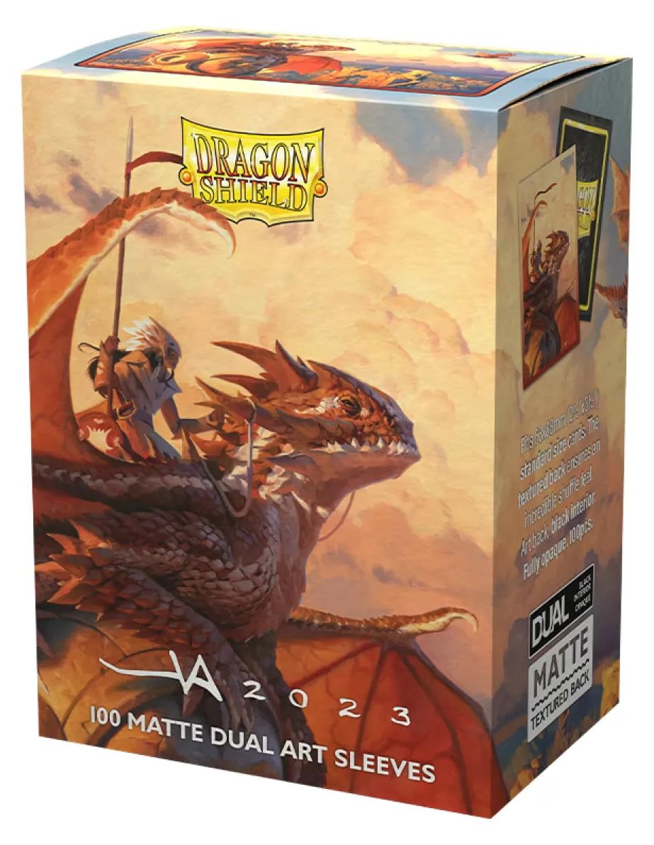 Arcane Tinmen Dragon Shields: (100) Matte Dual Art - The Adameer (DISPLAY 10) - Lost City Toys