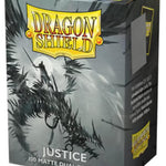 Arcane Tinmen Dragon Shields: (100) Matte Dual - Justice (DISPLAY 10) - Lost City Toys