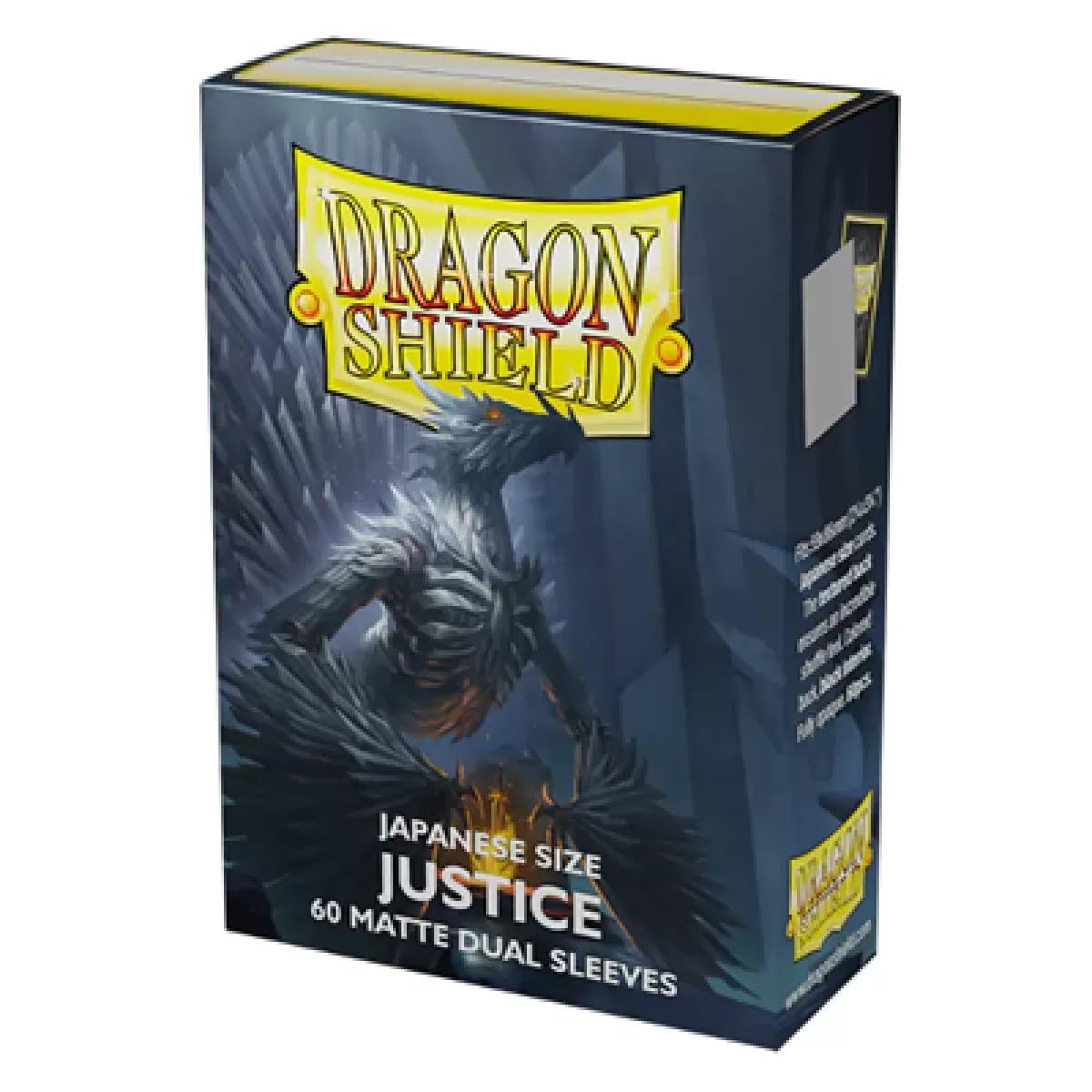 Arcane Tinmen Dragon Shields: Japanese (60) Matte Dual - Justice (DISPLAY 10) - Lost City Toys