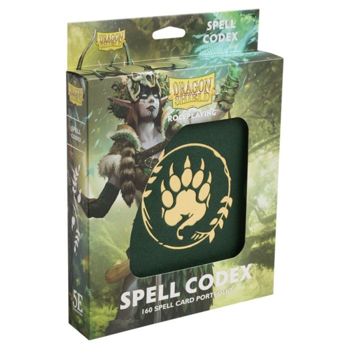 Arcane Tinmen RPG Accessories Arcane Tinmen Dragon Shield: Role Playing: Spell Codex: Forest Green