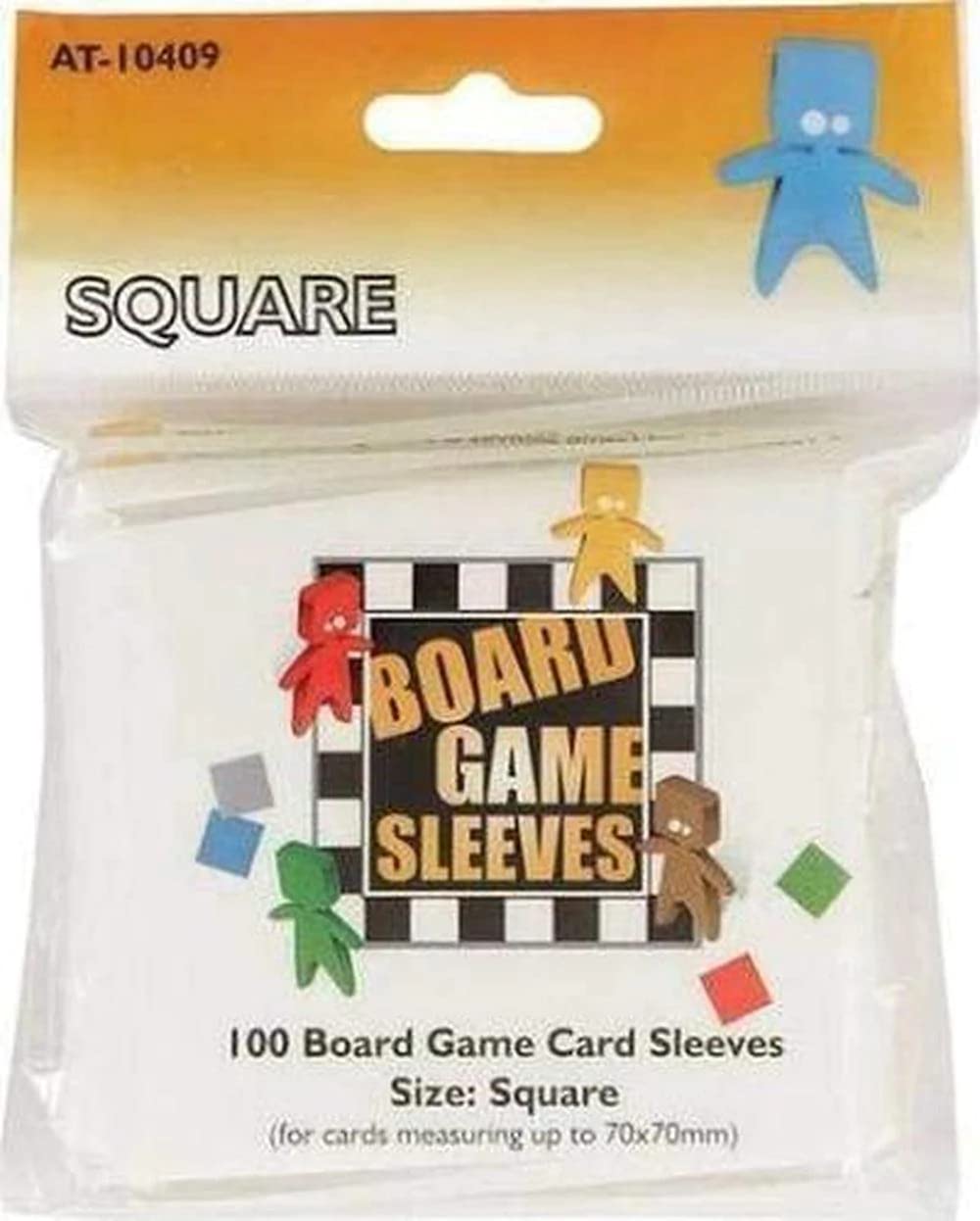 Arcane Tinmen Square Board Game Sleeves 70mm x 70mm (100) (DISPLAY 10) - Lost City Toys