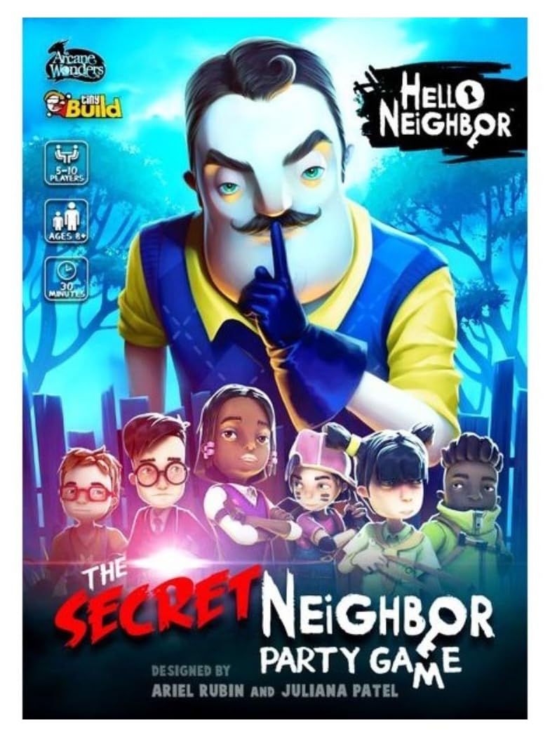 Arcane Wonders Hello Neighbor - The Secret Neighbor Party Game - Lost City Toys