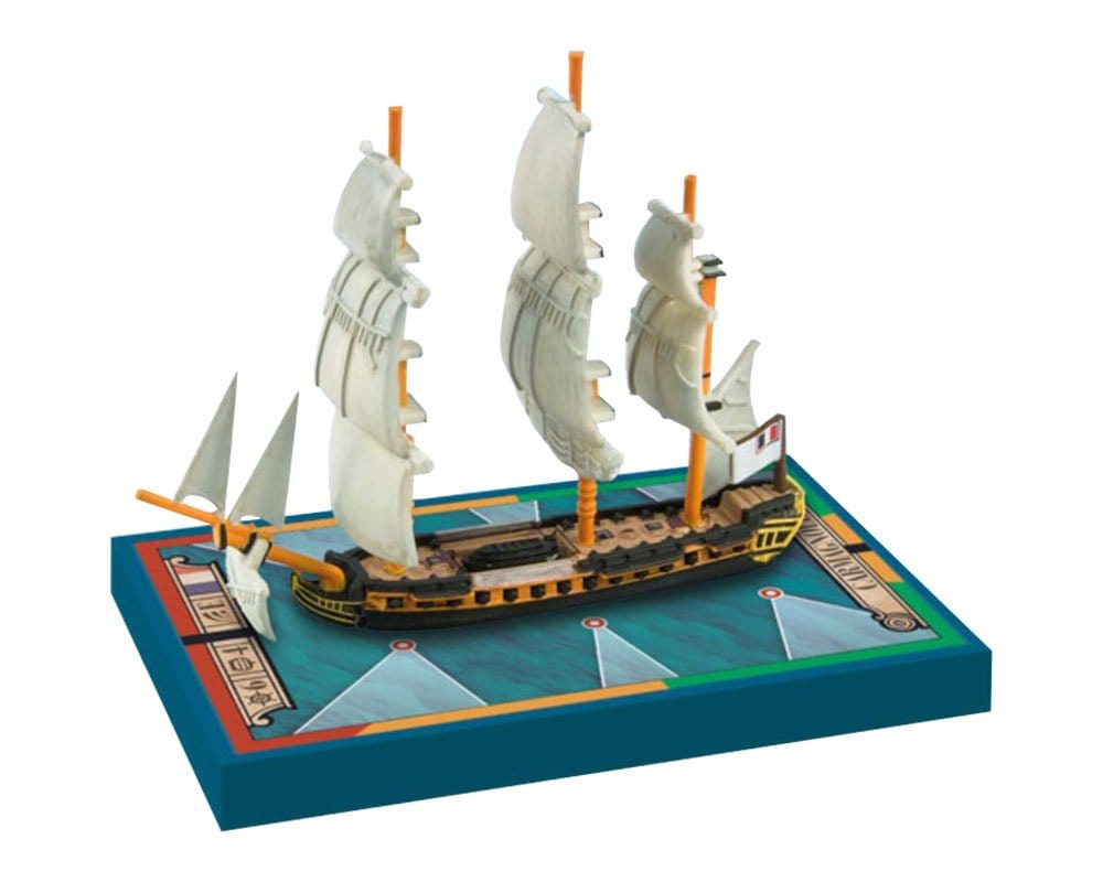 Ares Games Sails of Glory: Carmagnole 1793 French Frigate Ship Pack - Lost City Toys