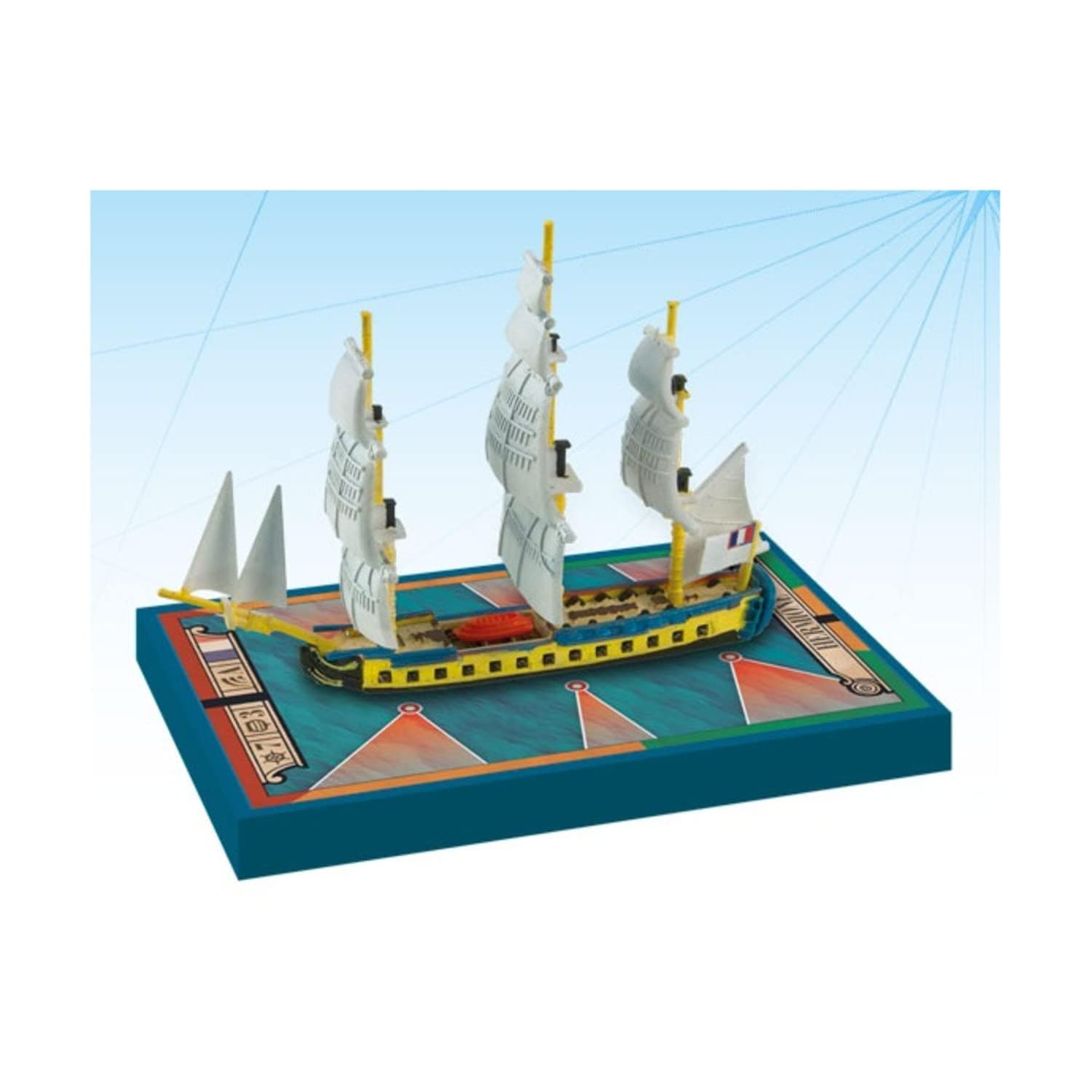 Ares Games Sails of Glory: Hermione 1779 French Frigate Ship Pack - Lost City Toys