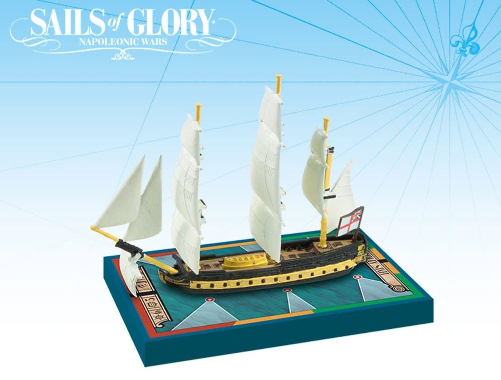 Ares Games Sails of Glory: HMS Africa 1781/HMS Vigilant 1774 - Lost City Toys